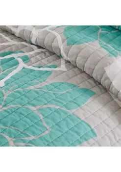 New ❤️ Madison Park Lola 6-Piece Quilted Aqua Coverlet Set 🤩 -Madison Park Shop Belk 1899