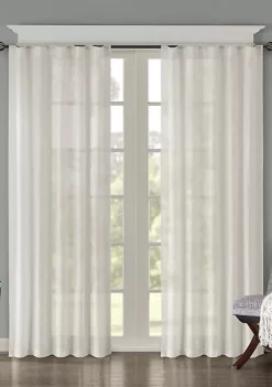 Outlet 💯 Madison Park Harper Solid Crushed Window Panel Pair 🔥 -Madison Park Shop Belk 1925