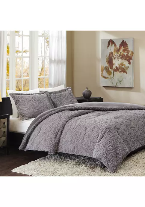 Promo 😍 Madison Park Norfolk Ultra Plush Comforter Mini Set ⭐ 2 Promo 😍 Madison Park Norfolk Ultra Plush Comforter Mini Set ⭐ - Image 2