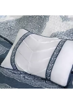 Hot Sale 🛒 Madison Park Rachel 6-Piece Reversible Quilted Navy Coverlet Set 👍 -Madison Park Shop Belk 1983
