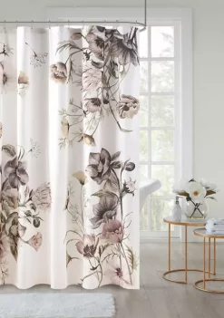 Best reviews of 🥰 Madison Park Cassandra Printed Cotton Shower Curtain 🔔 -Madison Park Shop Belk 1991