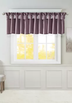 Promo 🧨 Madison Park Emilia Lightweight Faux Silk Valance With Beads 😀 -Madison Park Shop Belk 2010