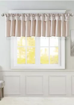 Promo 🧨 Madison Park Emilia Lightweight Faux Silk Valance With Beads 😀 -Madison Park Shop Belk 2011