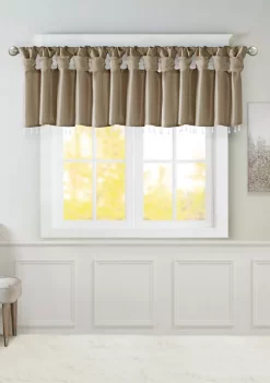 Promo 🧨 Madison Park Emilia Lightweight Faux Silk Valance With Beads 😀 -Madison Park Shop Belk 2012