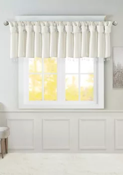 Promo 🧨 Madison Park Emilia Lightweight Faux Silk Valance With Beads 😀 -Madison Park Shop Belk 2019