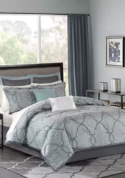 Coupon ❤️ Madison Park Lavine 12-Piece Complete Bed Set- Blue 🧨 13 Coupon ❤️ Madison Park Lavine 12-Piece Complete Bed Set- Blue 🧨 -Madison Park Shop Belk 2048