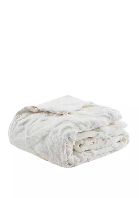 Outlet ๐ Madison Park Viola 3 Piece Tufted Cotton Chenille Damask Duvet Cover Set โ 4 Outlet ๐ Madison Park Viola 3 Piece Tufted Cotton Chenille Damask Duvet Cover Set โ - Image 4