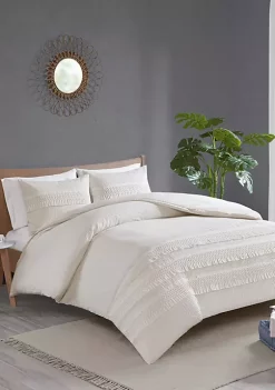 Best Sale 😀 Madison Park Amaya 3 Piece Cotton Seersucker Comforter Set 😉 -Madison Park Shop Belk 2073