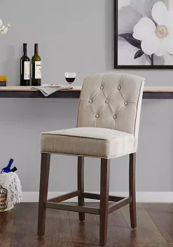 Cheap 👏 Madison Park Marian Tufted Counter Stool 🎉 -Madison Park Shop Belk 2108