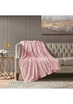 New 🔥 Madison Park Zuri Oversized Faux Fur Throw 🤩 -Madison Park Shop Belk 2112