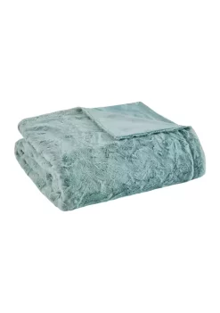 New 🔥 Madison Park Zuri Oversized Faux Fur Throw 🤩 -Madison Park Shop Belk 2113