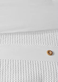 Outlet 🔥 Madison Park Finley 3 Piece Cotton Waffle Weave Duvet Cover Set 👏 -Madison Park Shop Belk 2141