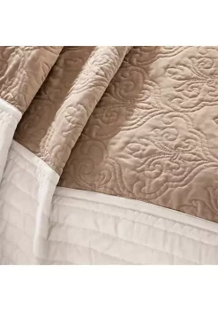 New ❤️ Madison Park Attingham Beige 7-Piece Coverlet Set 🌟 -Madison Park Shop Belk 2147