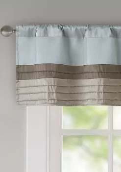 Brand new 👏 Madison Park Amherst Polyoni Pintuck Window Valance 😍 -Madison Park Shop Belk 2172