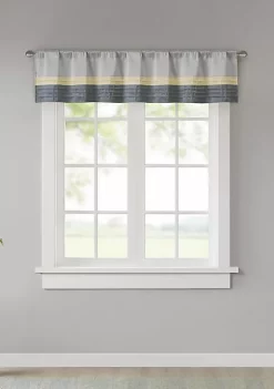 Brand new 👏 Madison Park Amherst Polyoni Pintuck Window Valance 😍 -Madison Park Shop Belk 2173