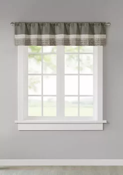Brand new 👏 Madison Park Amherst Polyoni Pintuck Window Valance 😍 -Madison Park Shop Belk 2176