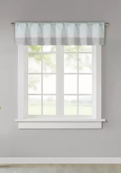 Brand new 👏 Madison Park Amherst Polyoni Pintuck Window Valance 😍 -Madison Park Shop Belk 2177