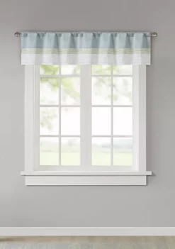 Brand new 👏 Madison Park Amherst Polyoni Pintuck Window Valance 😍 -Madison Park Shop Belk 2178