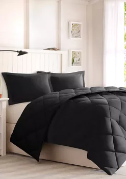 Outlet 😍 Madison Park Larkspur Scotchgard Diamond Quilting Reversible Down Alternative Comforter Set 😉 -Madison Park Shop Belk 218