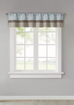 Brand new 👏 Madison Park Amherst Polyoni Pintuck Window Valance 😍 -Madison Park Shop Belk 2180