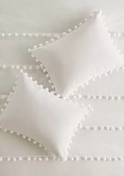 Promo ✔️ Madison Park Leona 3 Piece Pompom Cotton Comforter Set 🥰 -Madison Park Shop Belk 2185