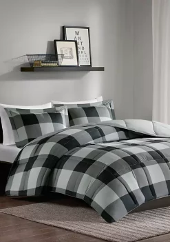 Best Pirce ❤️ Madison Park Barrett Scotchgard Down Alternative Comforter Mini Set 🥰 -Madison Park Shop Belk 2203