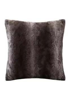 Best Sale 🥰 Madison Park Zuri Faux Fur Square Pillow 🔔 -Madison Park Shop Belk 2212