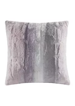 Best Sale 🥰 Madison Park Zuri Faux Fur Square Pillow 🔔 -Madison Park Shop Belk 2215