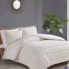 New 😀 Madison Park Amaya 3 Piece Cotton Seersucker Duvet Cover Set 🎁