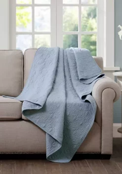 Buy 😉 Madison Park Quebec Oversized Quilted Throw ⌛