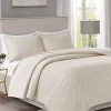 Brand new 🔔 Madison Park Linnette 3-Piece Ivory Coverlet Set 🧨