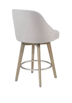 Discount ⌛ Madison Park Pearce Counter Stool With Swivel Seat ⭐ -Madison Park Shop Belk 2349