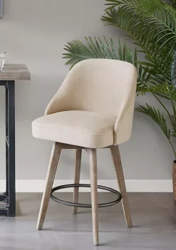 Discount ⌛ Madison Park Pearce Counter Stool With Swivel Seat ⭐ -Madison Park Shop Belk 2354