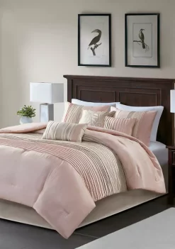 Brand new ⌛ Madison Park Amherst 7-Piece Comforter Set - Natural 🤩