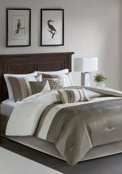 Brand new ⌛ Madison Park Amherst 7-Piece Comforter Set - Natural 🤩 5 Brand new ⌛ Madison Park Amherst 7-Piece Comforter Set - Natural 🤩 -Madison Park Shop Belk 2357