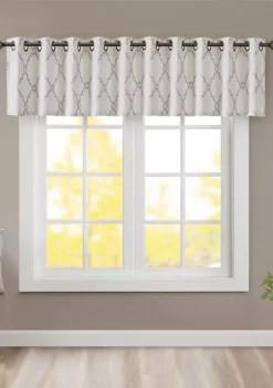 Best reviews of ✔️ Madison Park Saratoga Fretwork Print Grommet Top Window Valance 😉 -Madison Park Shop Belk 2379