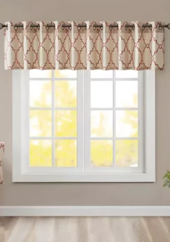 Best reviews of ✔️ Madison Park Saratoga Fretwork Print Grommet Top Window Valance 😉 -Madison Park Shop Belk 2380