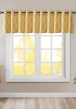 Best reviews of ✔️ Madison Park Saratoga Fretwork Print Grommet Top Window Valance 😉 -Madison Park Shop Belk 2383