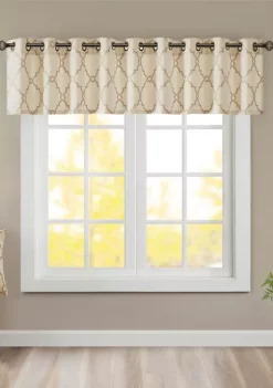 Best reviews of ✔️ Madison Park Saratoga Fretwork Print Grommet Top Window Valance 😉 -Madison Park Shop Belk 2385