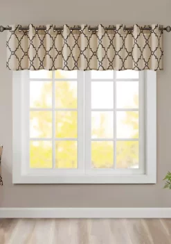 Best reviews of ✔️ Madison Park Saratoga Fretwork Print Grommet Top Window Valance 😉 -Madison Park Shop Belk 2387