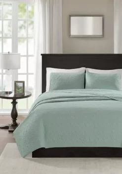 Flash Sale 👏 Madison Park Quebec Seafoam Coverlet Mini Set 🤩