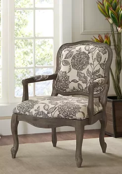 Deals 🧨 Madison Park Monroe Camel Back Exposed Wood Chair 💯 -Madison Park Shop Belk 2417