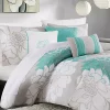 Top 10 😉 Madison Park Lola 6 Piece Printed Duvet Cover Set 🔔