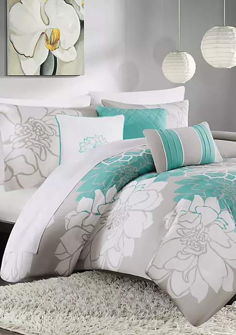 Top 10 😉 Madison Park Lola 6 Piece Printed Duvet Cover Set 🔔 1 Top 10 😉 Madison Park Lola 6 Piece Printed Duvet Cover Set 🔔