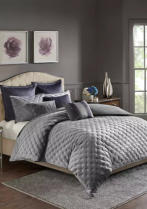 Wholesale 🌟 Madison Park Signature Sophisticate Velvet Comforter Set ⌛ 1 Wholesale 🌟 Madison Park Signature Sophisticate Velvet Comforter Set ⌛