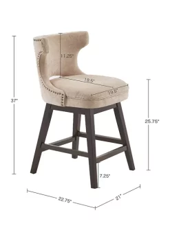 Cheapest 😀 Madison Park Emmett Swivel Counter Stool 🔥 -Madison Park Shop Belk 2440