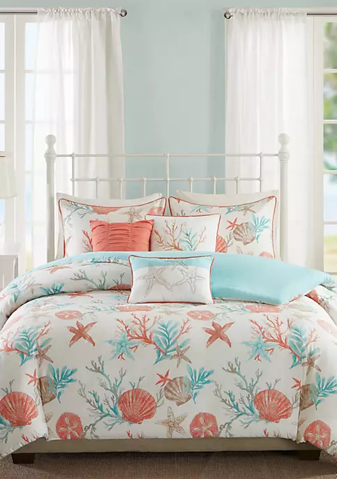 Best deal ⌛ Madison Park Pebble Beach 6 Piece Duvet Cover Set ❤️ 2 Best deal ⌛ Madison Park Pebble Beach 6 Piece Duvet Cover Set ❤️ - Image 2