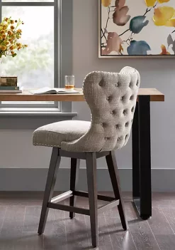 Top 10 🤩 Madison Park Hancock High Wingback Button Tufted Upholstered 27 Inch Swivel Counter Stool with Nailhead Accent 🔔 12 Top 10 🤩 Madison Park Hancock High Wingback Button Tufted Upholstered 27 Inch Swivel Counter Stool with Nailhead Accent 🔔 -Madison Park Shop Belk 2480