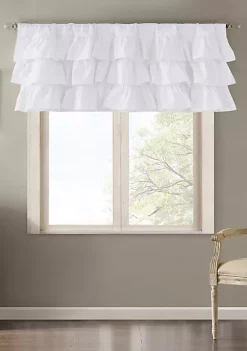 Budget ⭐ Madison Park Anna Cotton Oversized Ruffle Valance 🔥
