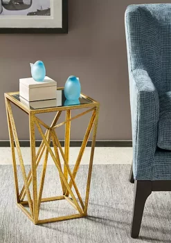 Outlet 🥰 Madison Park Zee Angular Mirror Accent Table 👏 -Madison Park Shop Belk 2514